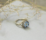 Fancy Forget-Me-Not Pressed Flower Ring