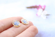 Fancy Forget-Me-Not Stud Earrings