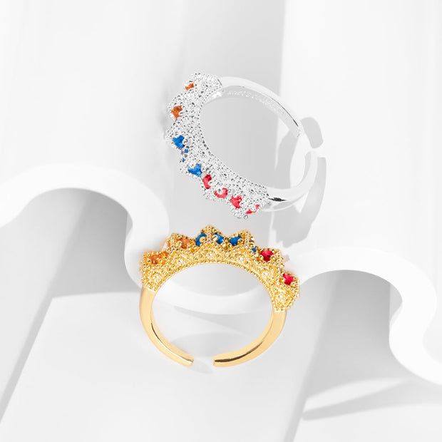 Anet's Collection Crown Ring - Yellow