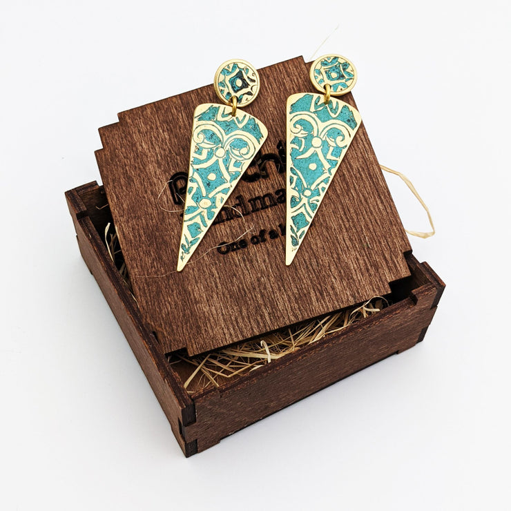 Piafchik Triangle Earrings
