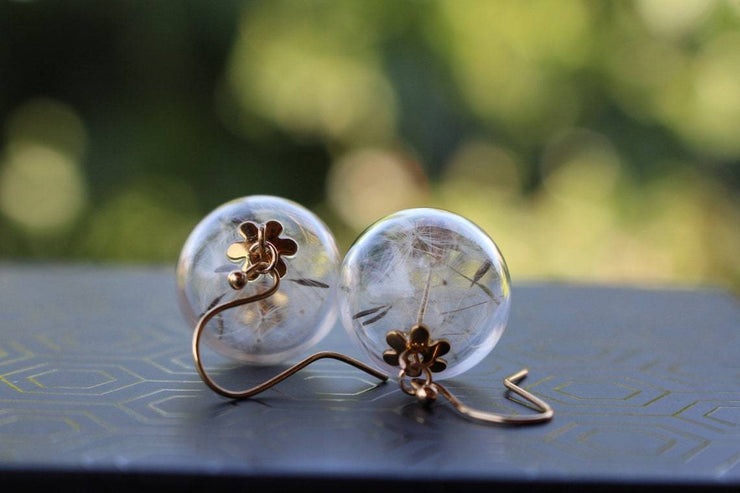 Fancy Dandelion Earrings