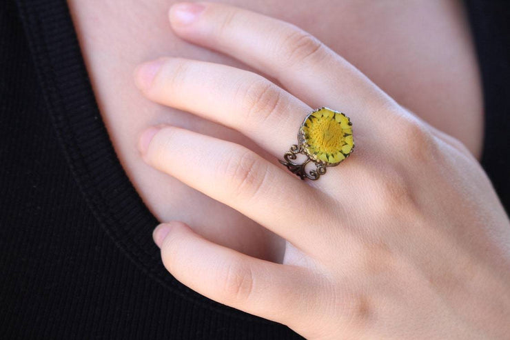 Fancy Sunflower Ring