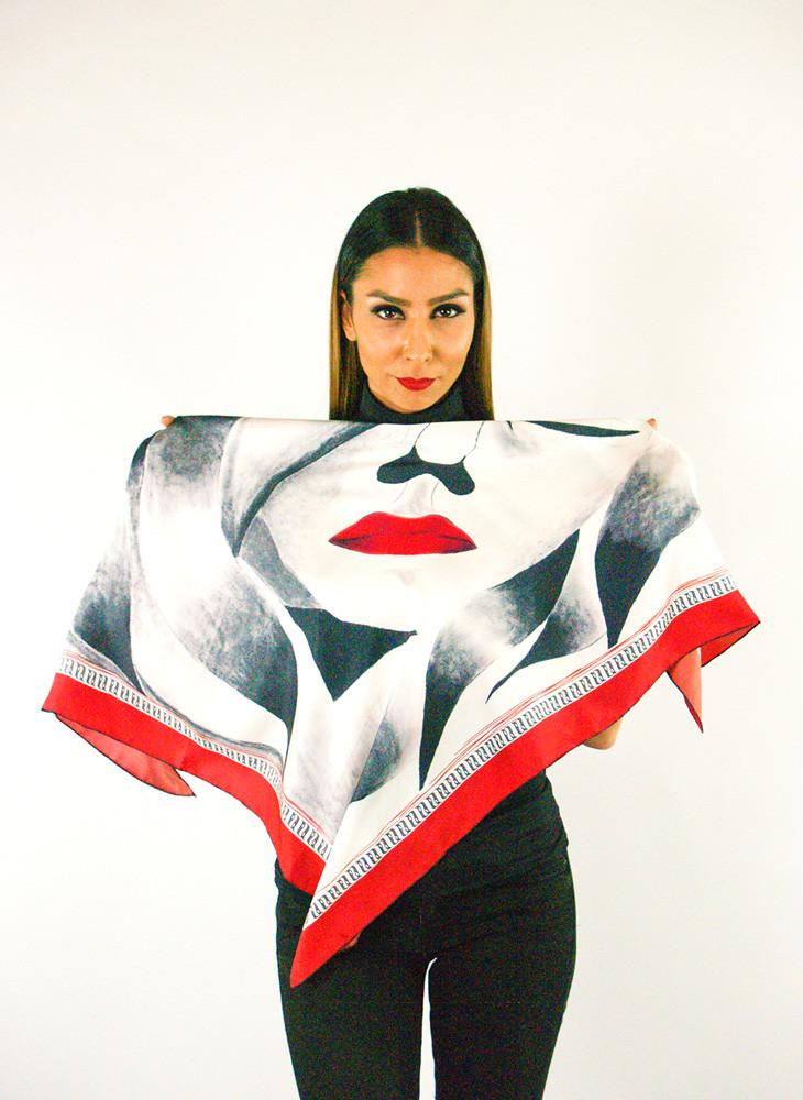 Red Lips Scarf