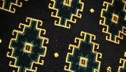 Armenian Rug Silk Necktie Black